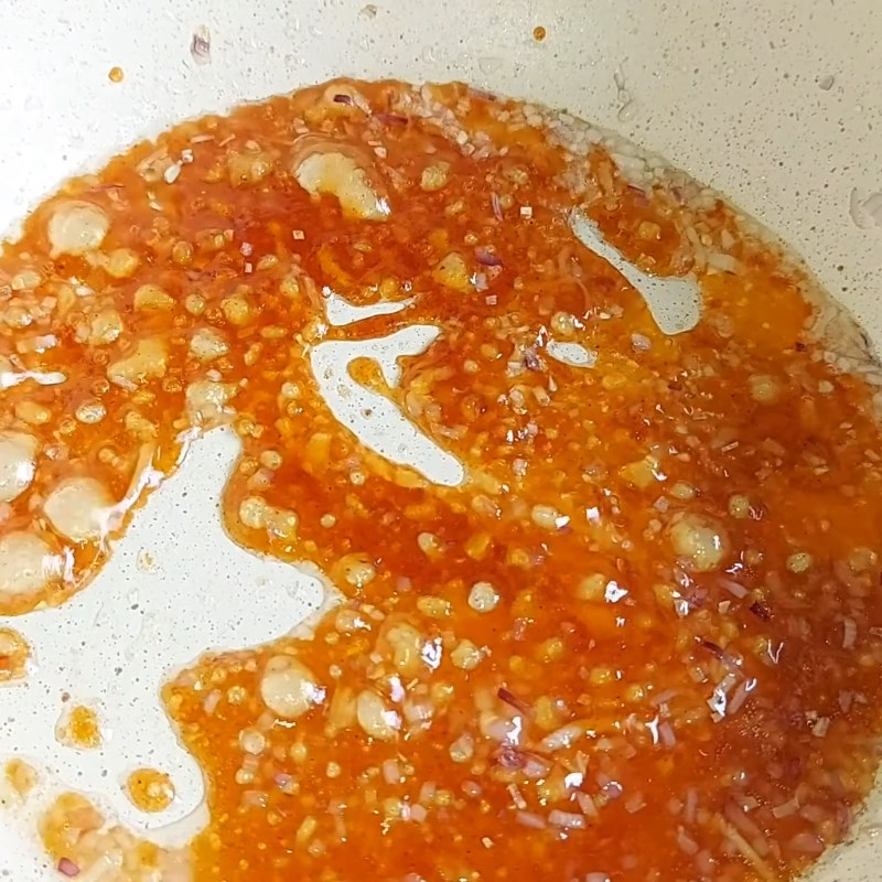 Bước 2 Làm sốt khìa Sườn non chay khìa ngũ vị