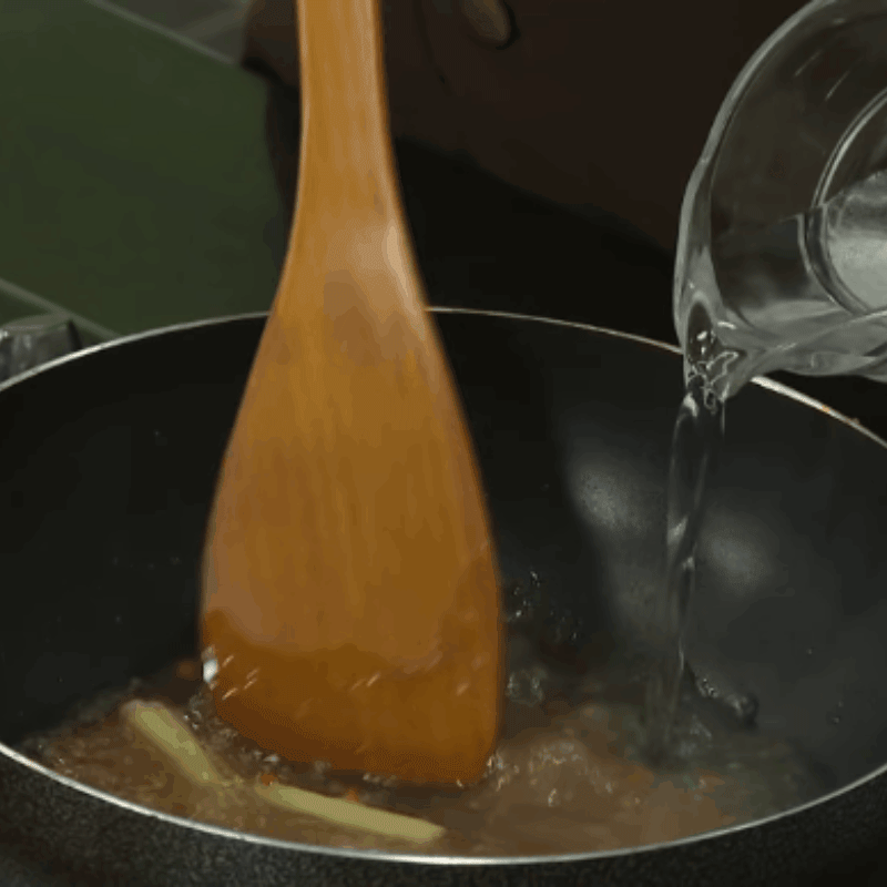 Bước 2 Làm sốt me Nấm đùi gà kho me
