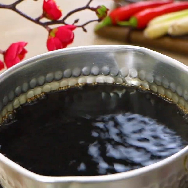 Bước 4 Làm sốt nước tương ngâm Bắp bò ngâm nước tương