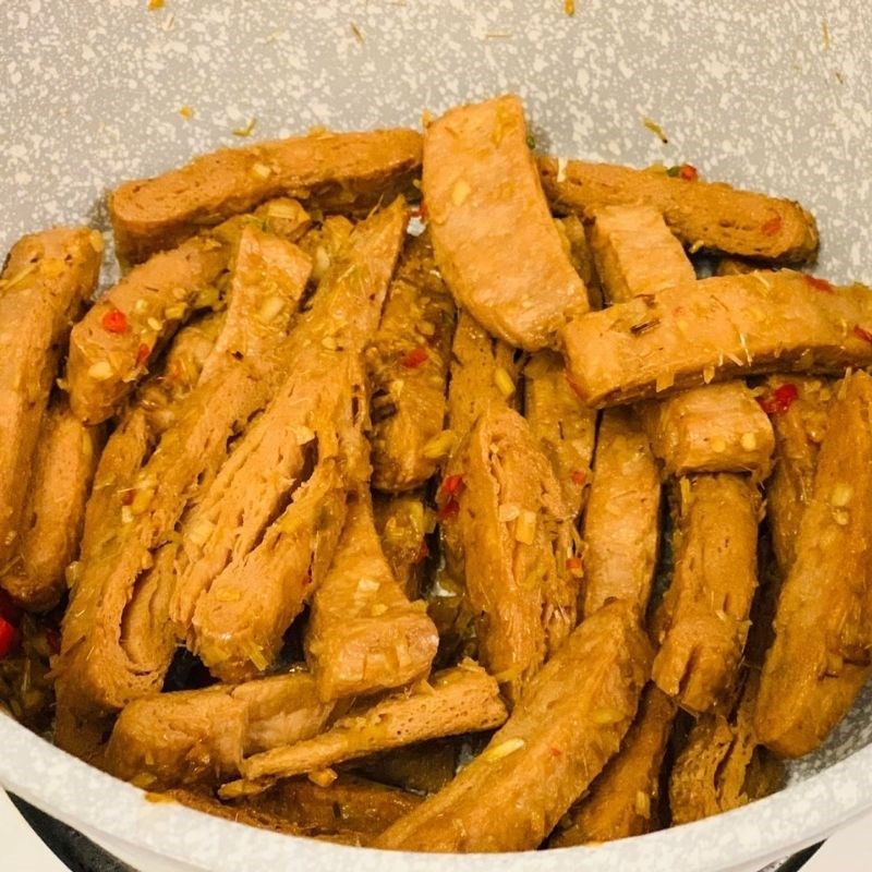 Bước 3 Làm sườn non chay chiên sả ớt Sườn non chay chiên sả ớt (công thức chia sẻ từ người dùng)