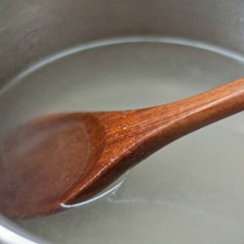 Bước 3 Làm thạch rau câu Chè bánh lọt sầu riêng