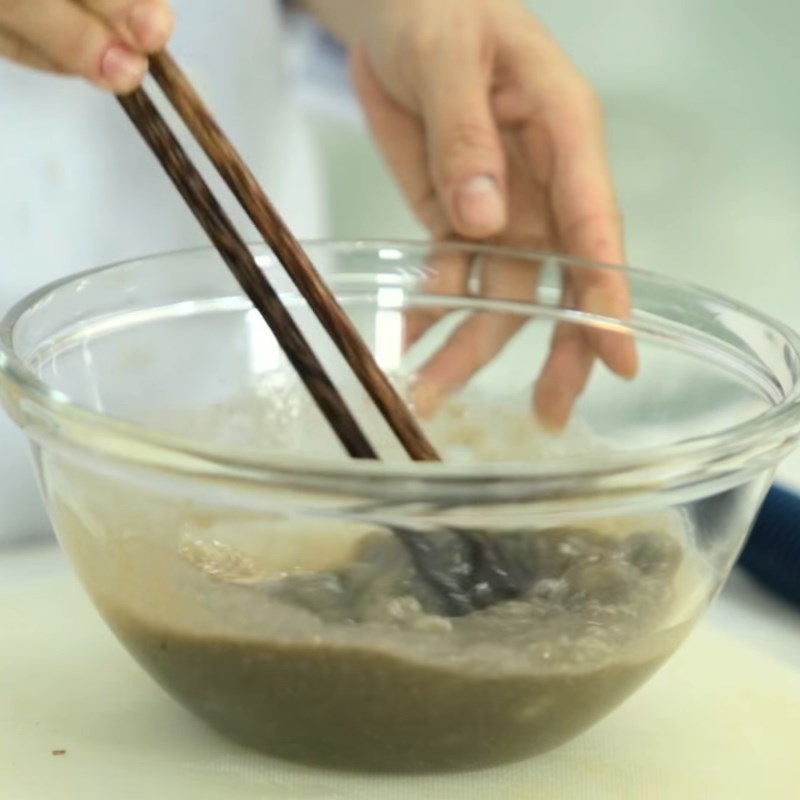 Bước 5 Làm thịt cua Canh cua tôm chua
