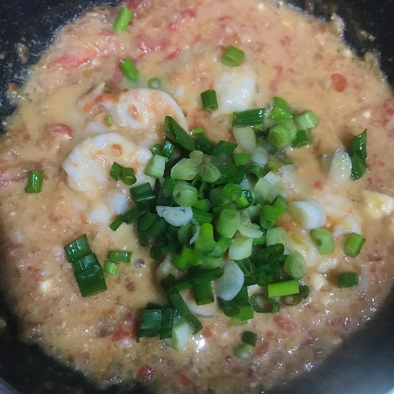 Bước 3 Làm tôm sốt cà chua Tôm sốt cà chua phô mai