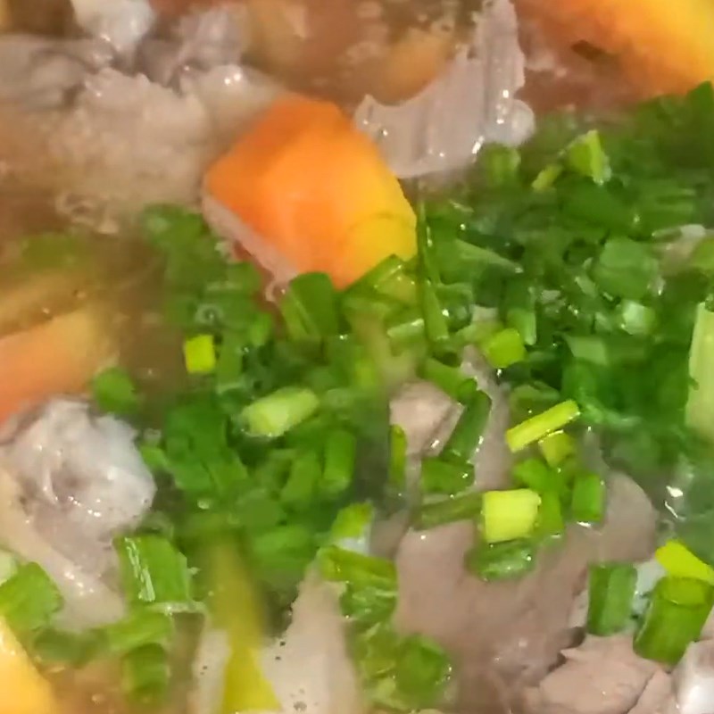 Bước 5 Làm vịt hầm đu đủ Canh vịt hầm đu đủ
