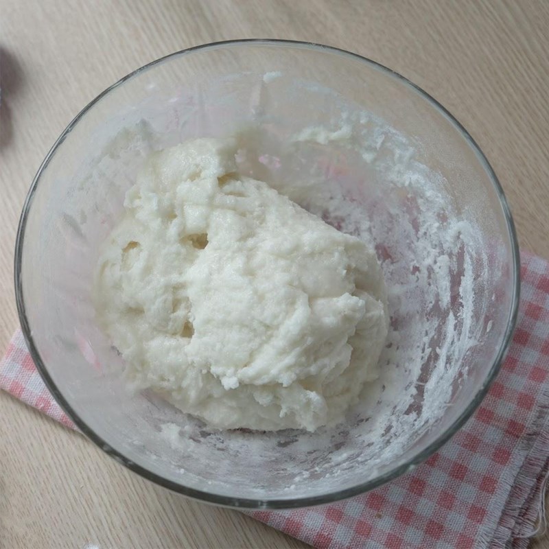 Bước 5 Làm vỏ bánh dẻo Bánh trung thu dẻo nhân đậu xanh