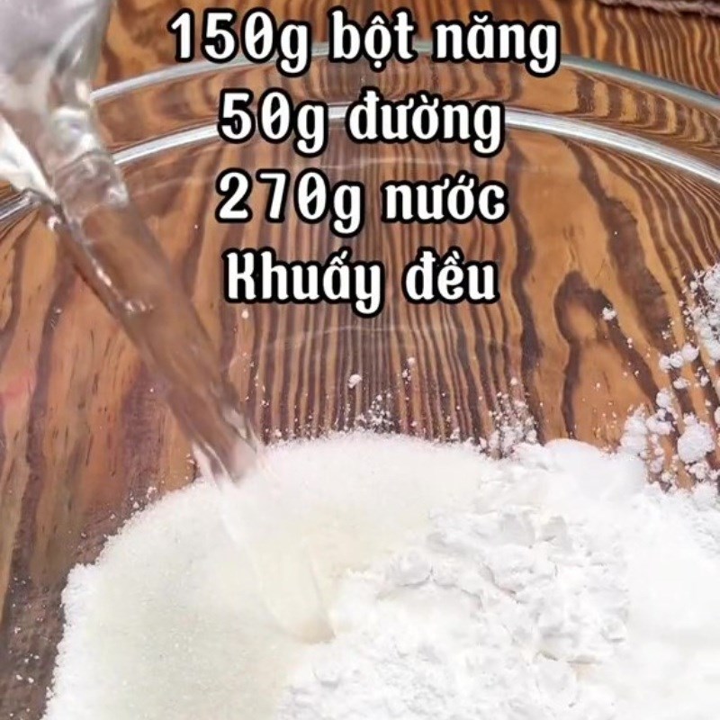 Bước 4 Làm vỏ ngoài Bánh xu xê nhân khoai