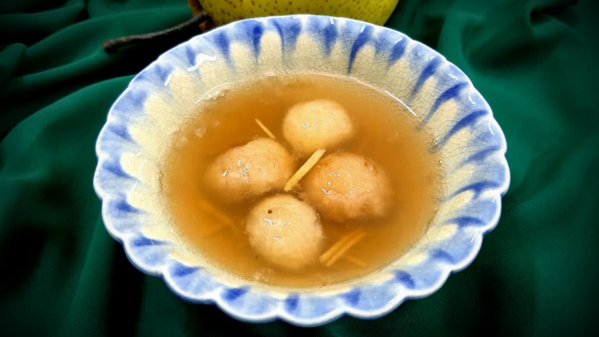 Lê chưng đường phèn (công thức chia sẻ từ người dùng)