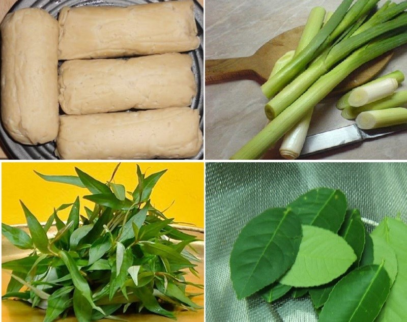 Nguyên liệu món ăn gỏi gà xé phay chay