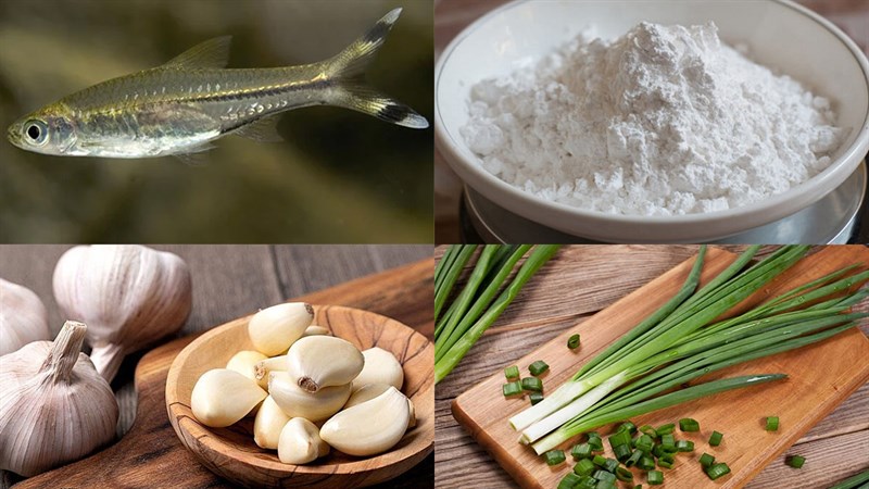 Nguyên liệu món ăn 2 cách làm cá lòng tong chiên giòn