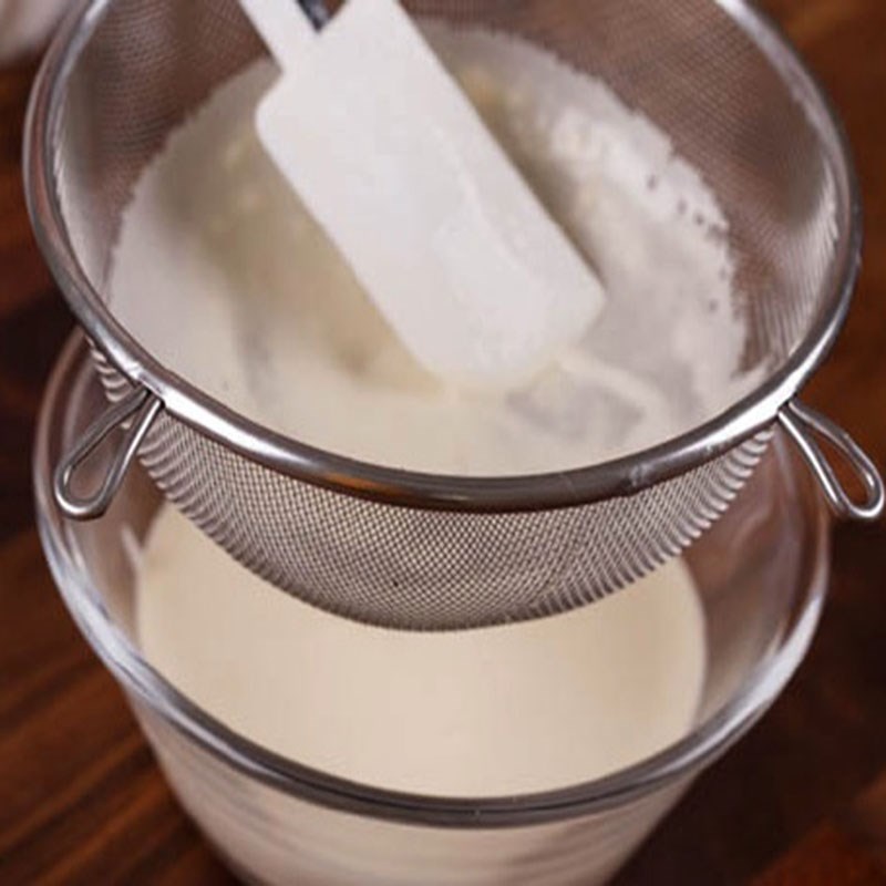 Bước 3 Lọc bột Vỏ bánh tráng cuốn chả giò rế
