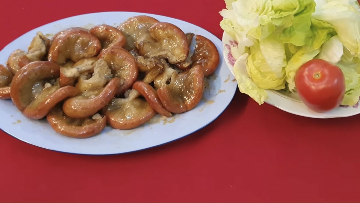 Lòng bò khìa bằng chảo