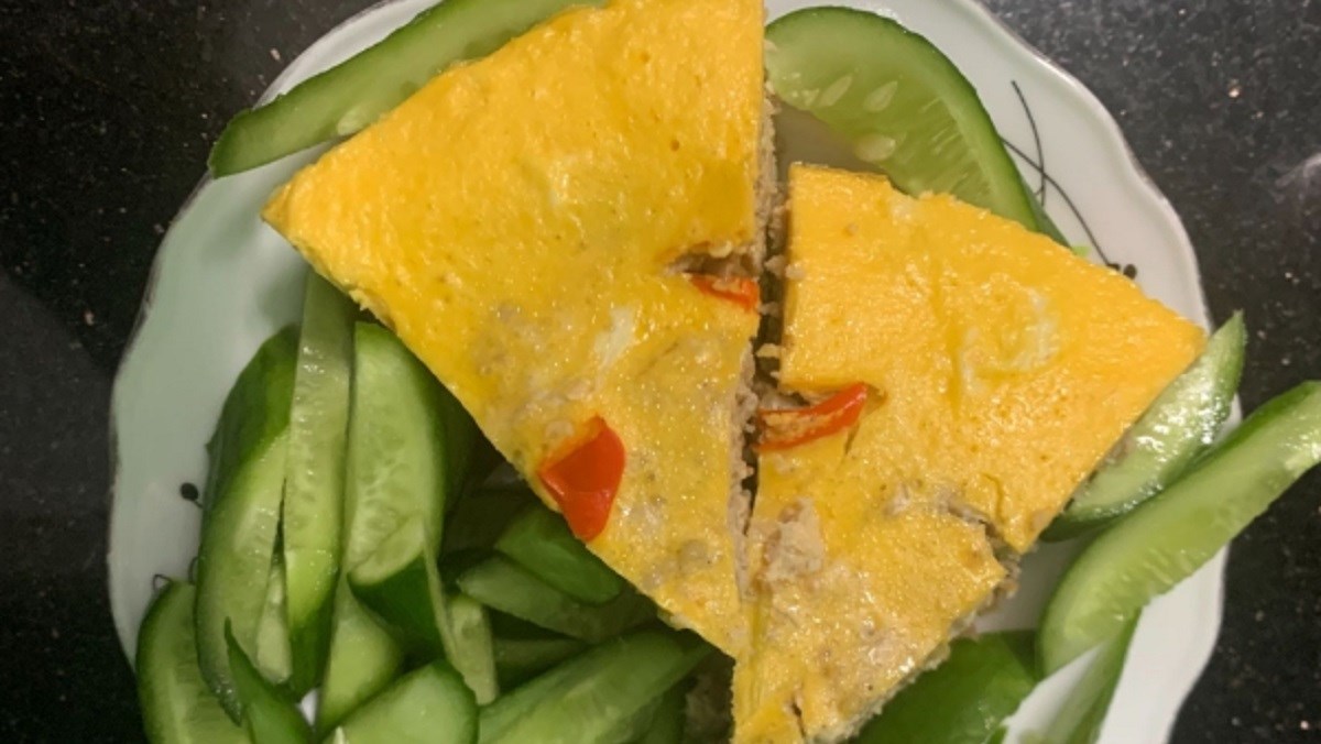 Mắm cá thu chưng thịt trứng