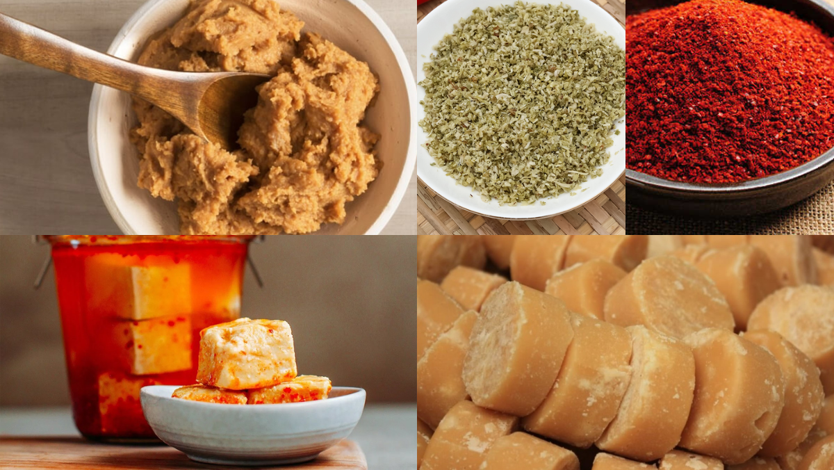Nguyên liệu món ăn 2 cách làm mắm nêm, mắm ruốc chay