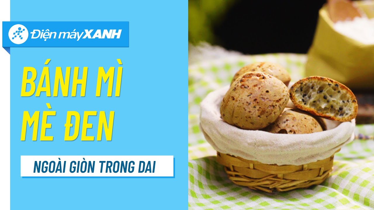 Bánh mì mè đen Hàn Quốc