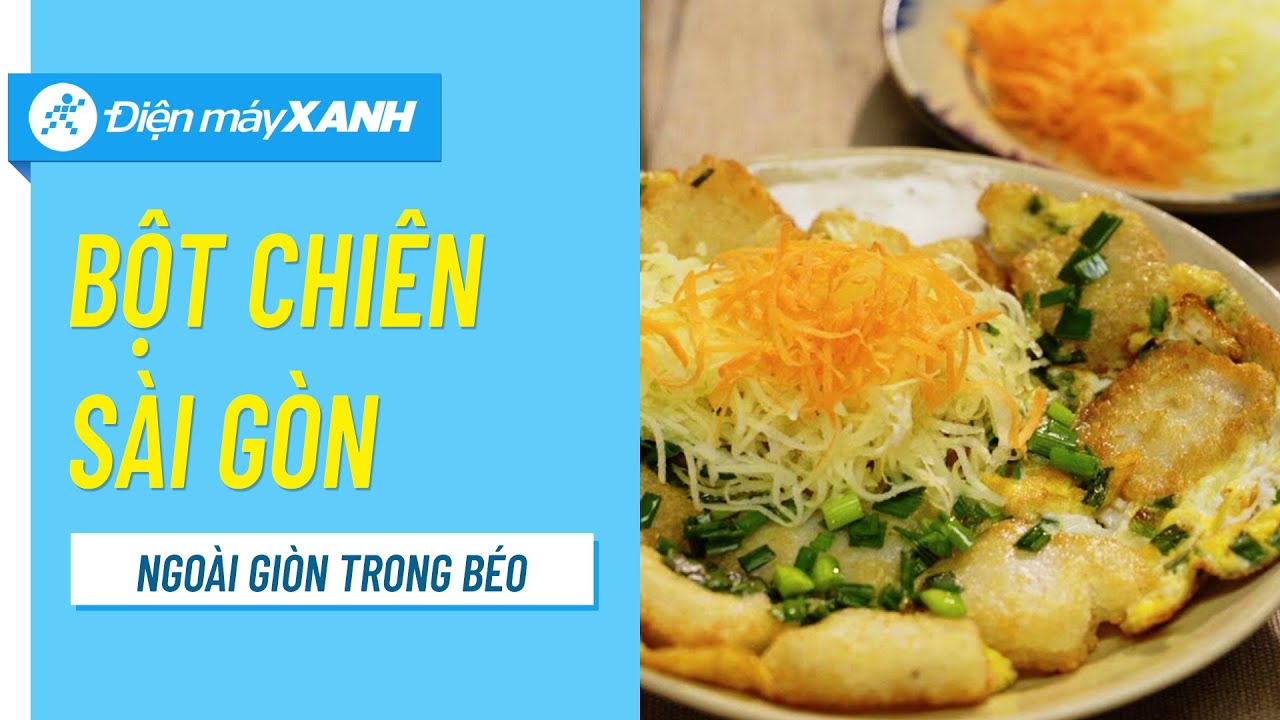 Bột chiên từ cơm nguội và gạo