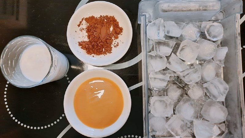 Nguyên liệu món ăn sinh tố ca cao dừa