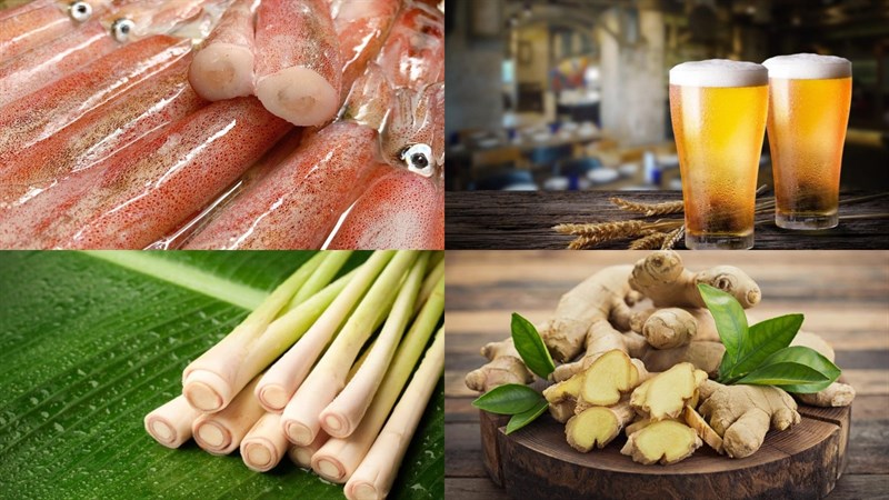 Nguyên liệu món ăn 3 cách làm mực trứng (mực sữa) hấp