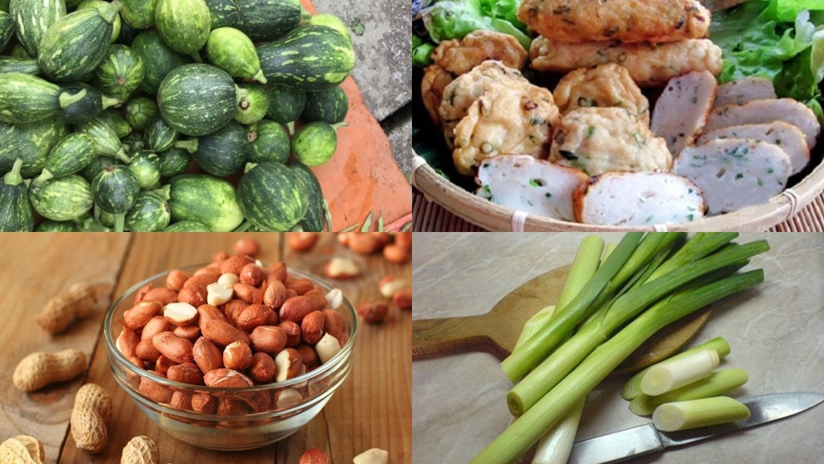Nguyên liệu món ăn mướp xào chay