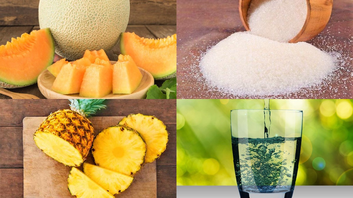 Nguyên liệu món ăn mứt dưa lưới