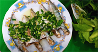 Bước 5 Thành phẩm Cá bạc má hấp gừng cuốn bánh tráng
