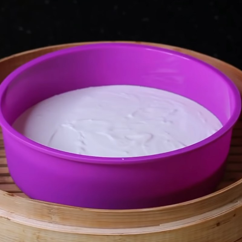 Bước 3 Hấp bánh Bột chiên bằng bột gạo xay
