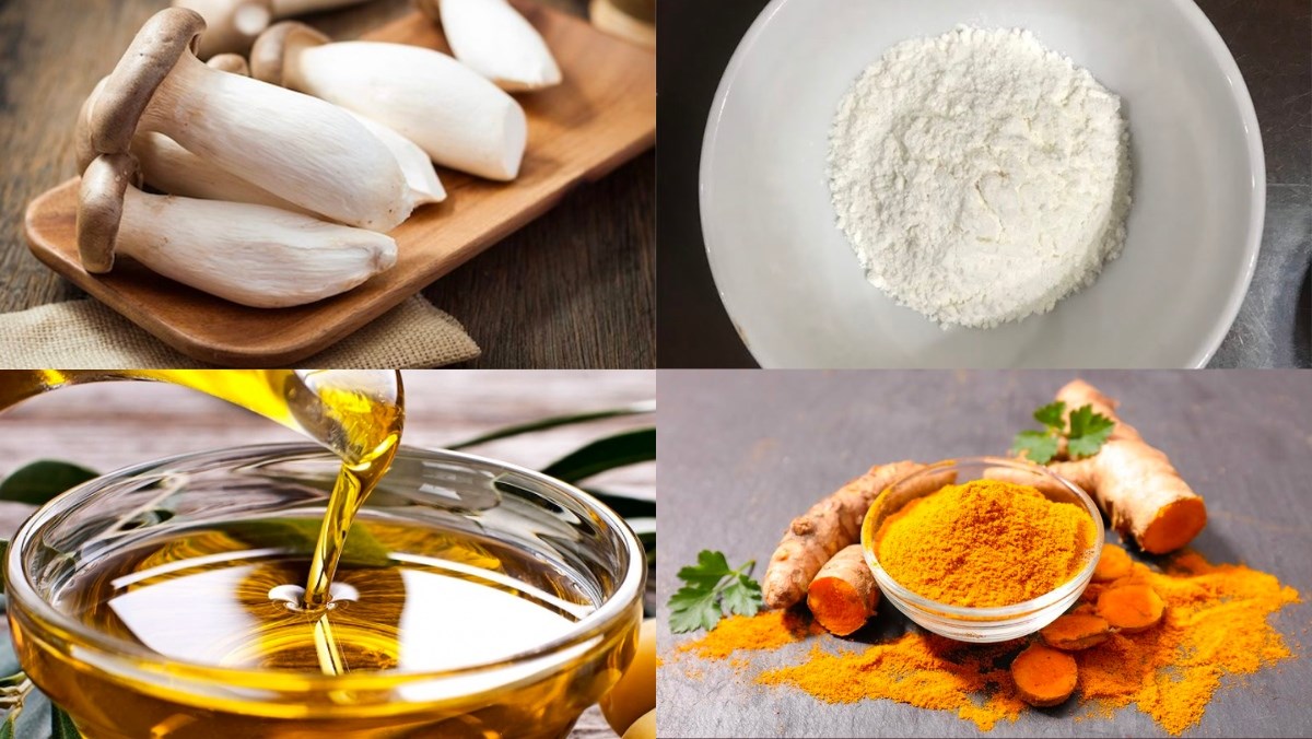 Nguyên liệu món ăn nấm đùi gà chiên