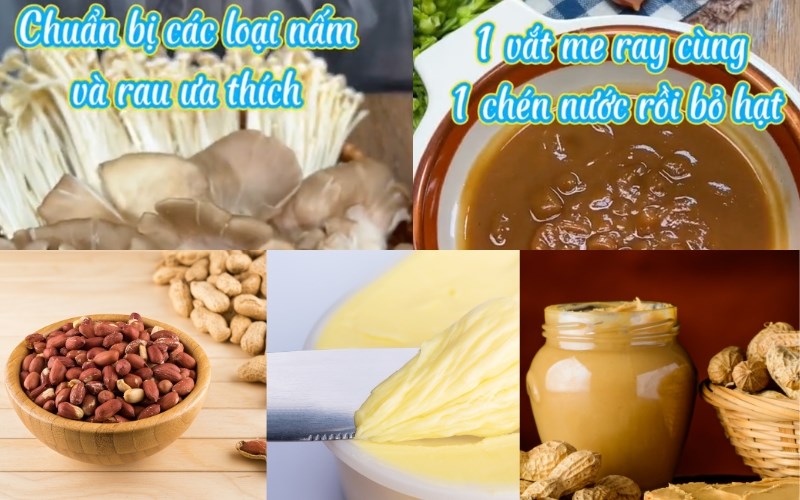 Nguyên liệu món ăn bò né chay - nấm né