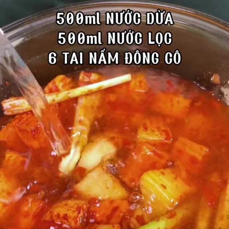 Bước 3 Nấu bò kho chay Bò kho chay bằng nấm đông cô