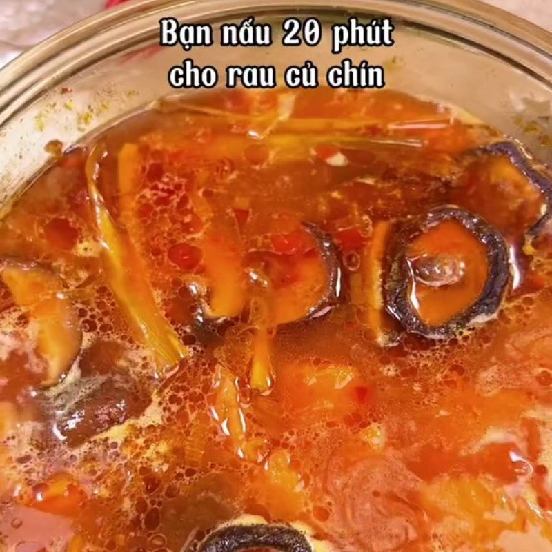 Bước 3 Nấu bò kho chay Bò kho chay bằng nấm đông cô