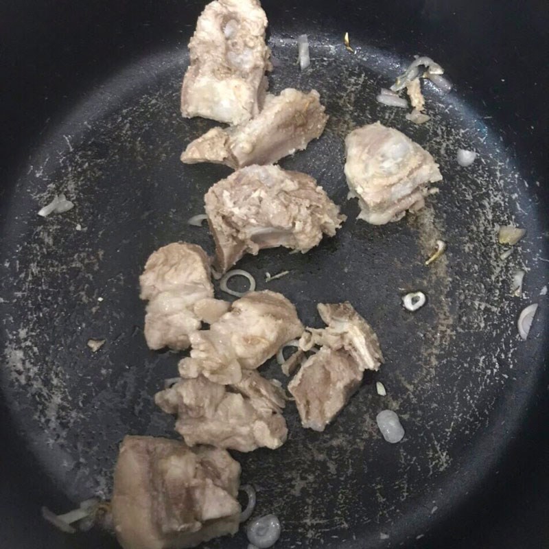Bước 2 Nấu canh Canh rau củ hầm xương