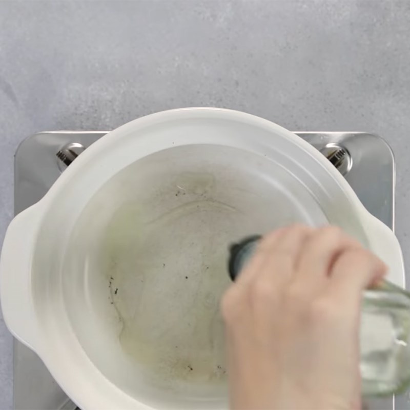 Bước 2 Nấu canh Canh kim chi ghẹ
