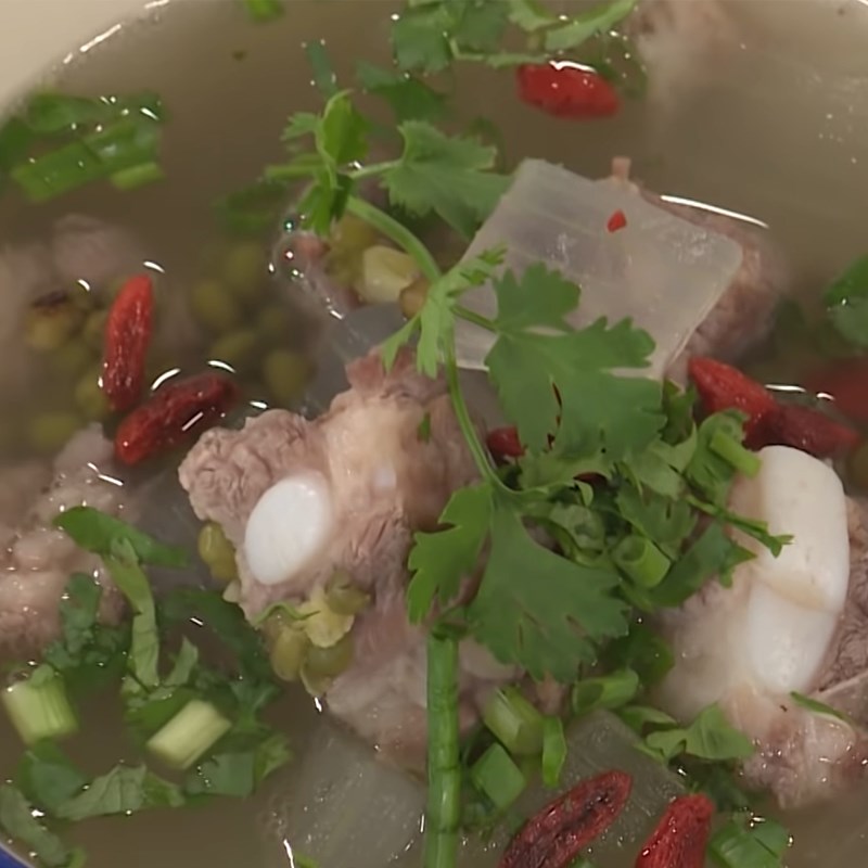 Bước 7 Nấu canh Canh nha đam nấu sườn