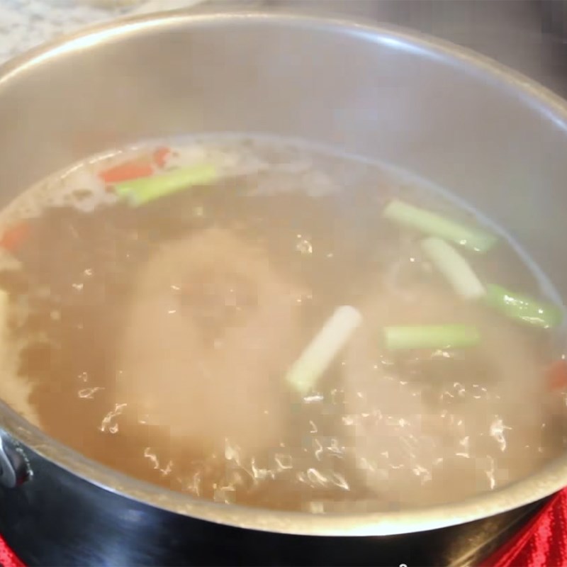 Bước 4 Nấu canh Canh chua cá bông lau