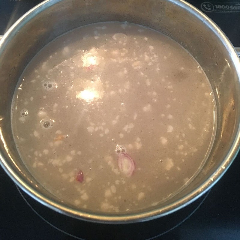 Bước 2 Nấu canh Canh rong biển thịt heo băm