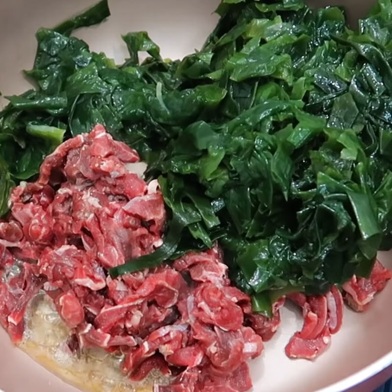 Bước 3 Nấu canh Canh rong biển thịt bò đậu hũ