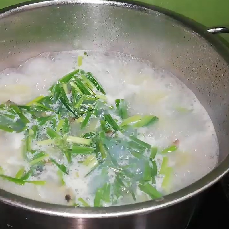 Bước 3 Nấu canh bí đao với sò điệp Canh cồi sò điệp