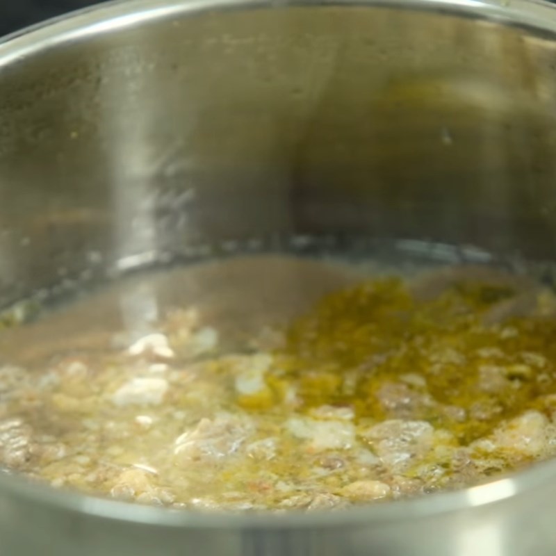 Bước 8 Nấu canh cua Canh cua tôm chua
