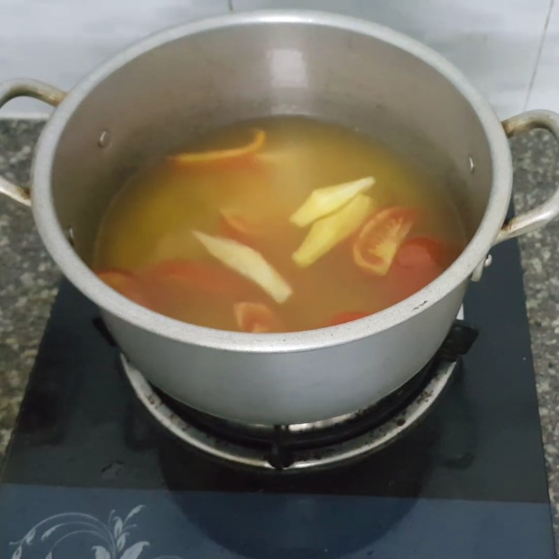 Bước 5 Nấu canh cua Canh cua nấu khế