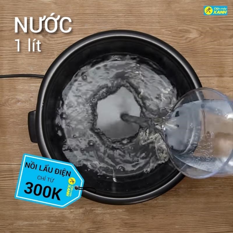 Bước 3 Nấu nước dùng Canh kim chi thịt bò