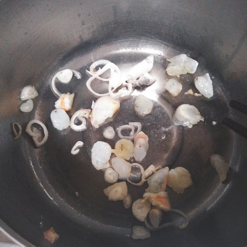 Bước 2 Nấu canh rau đắng với tôm Canh rau đắng nấu tôm