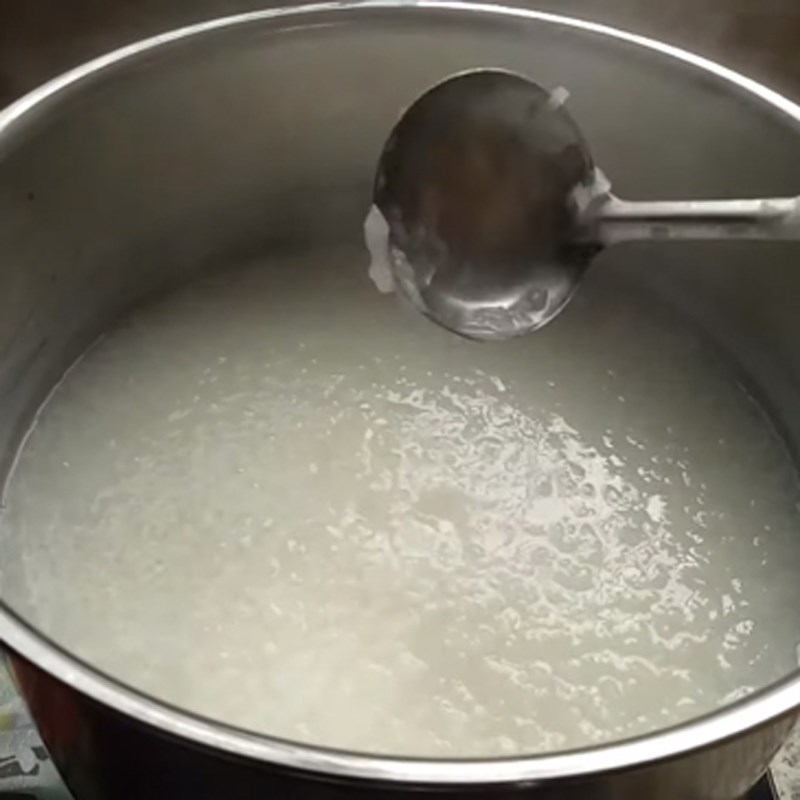 Bước 6 Nấu cháo Cháo thịt bò khoai tây