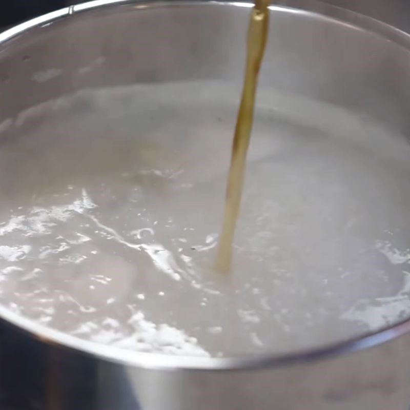 Bước 2 Nấu cháo Cháo ngao chuẩn xứ Nghệ