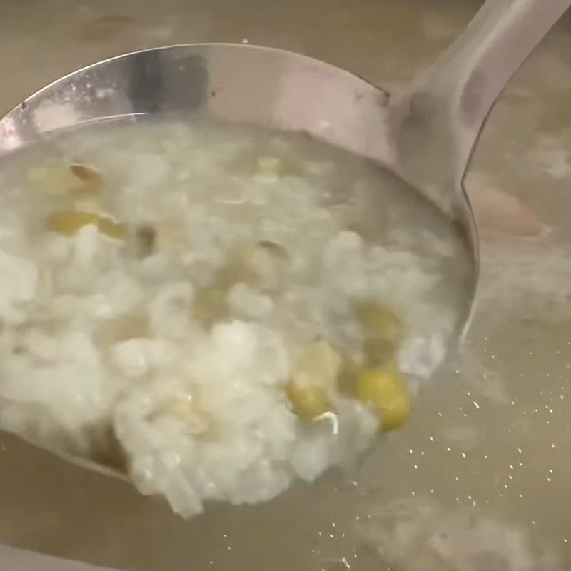 Bước 6 Nấu cháo Cháo gà tía tô