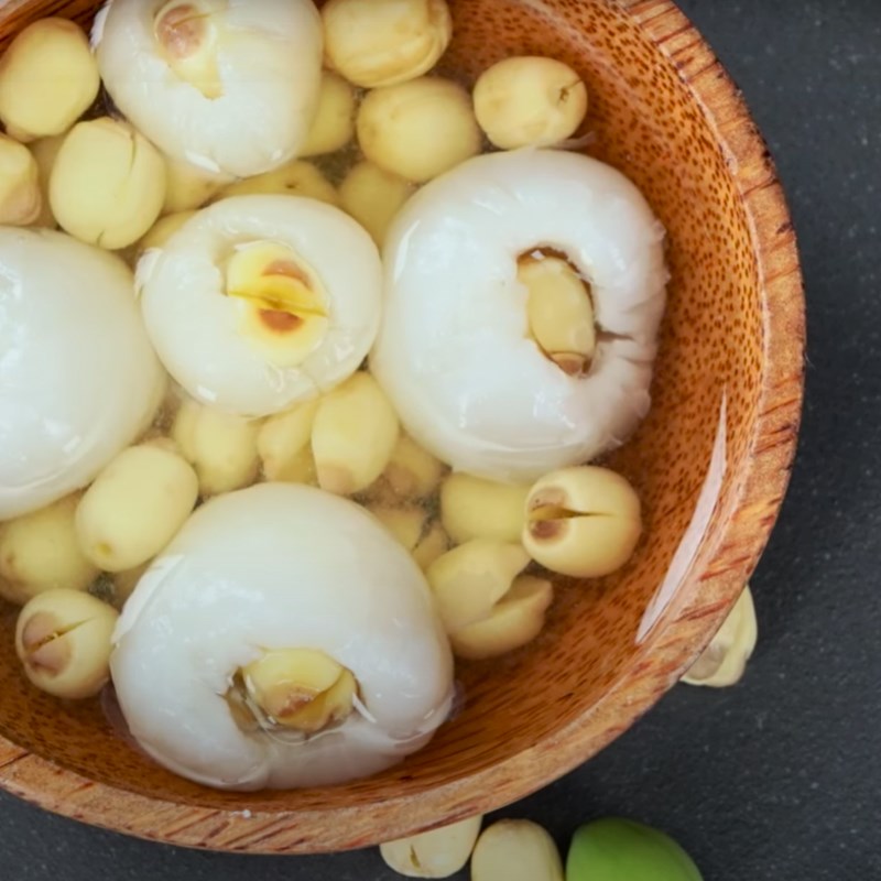 Bước 4 Thành phẩm Chè vải hạt sen