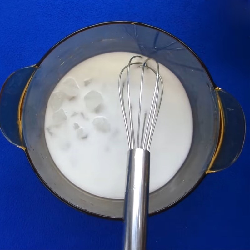 Bước 4 Nấu chè Chè mè đen dừa