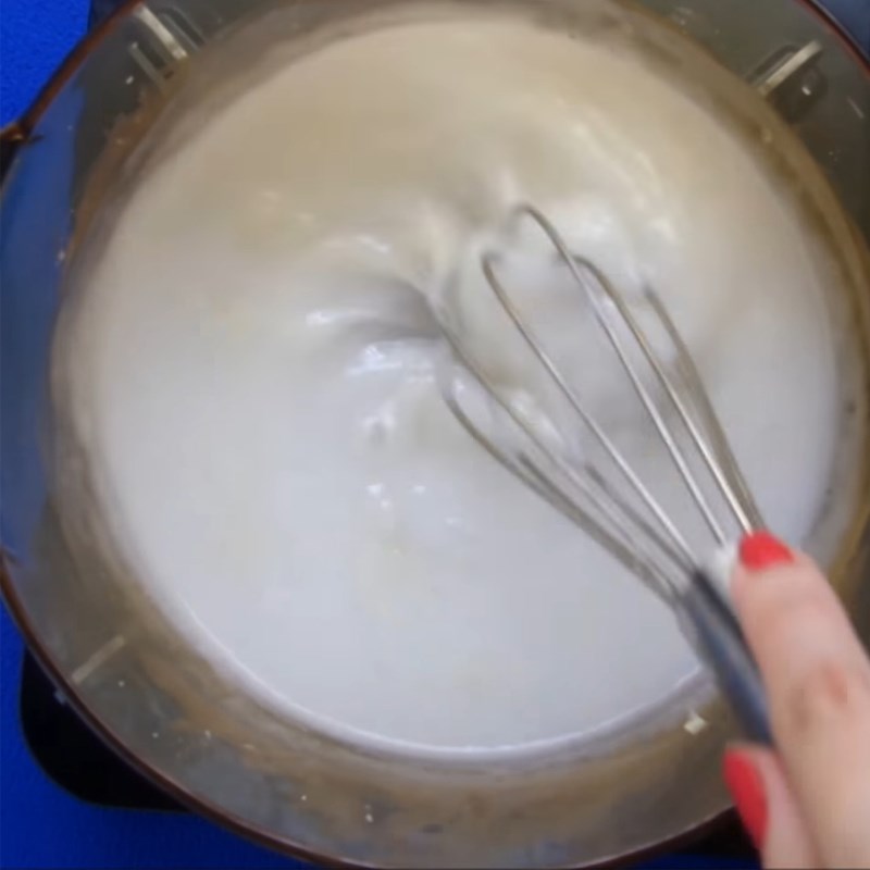 Bước 4 Nấu chè Chè mè đen dừa