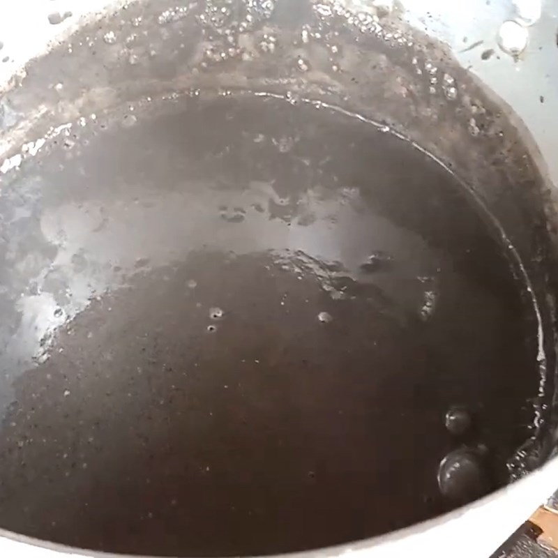 Bước 4 Nấu chè Chè mè đen đậu phộng