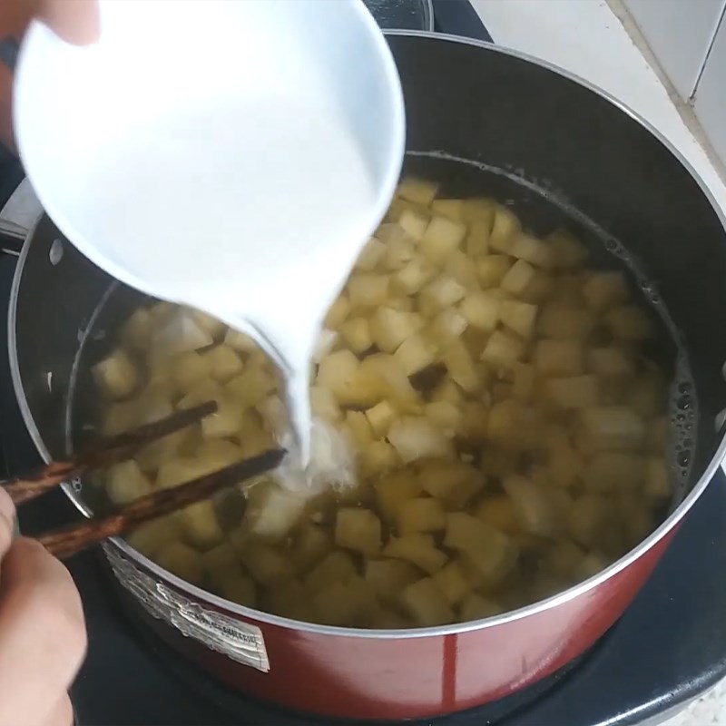 Bước 3 Nấu chè Chè sắn