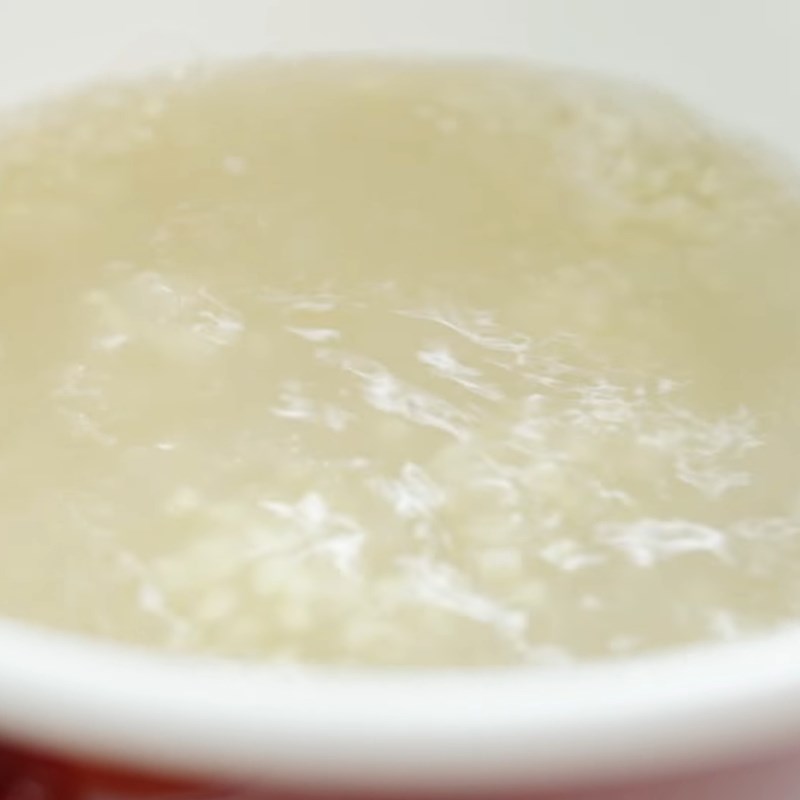 Bước 3 Nấu chè bo bo bạch quả tàu hủ ky Chè bo bo bạch quả tàu hủ ky