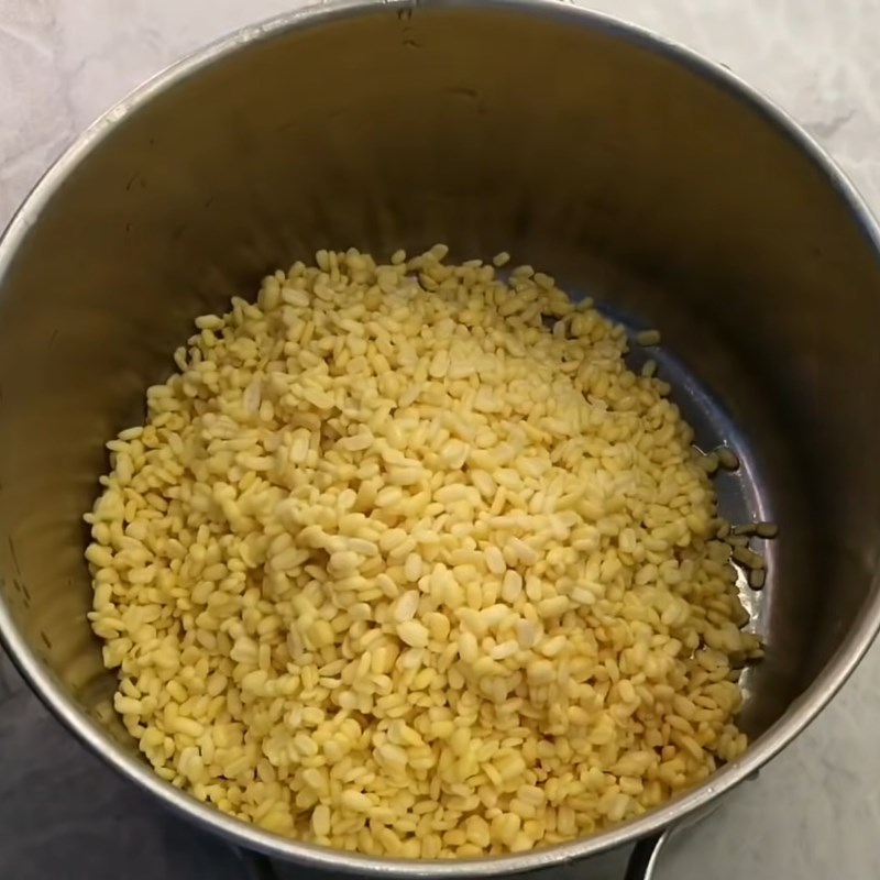 Bước 2 Nấu đậu Bánh ú nhân đậu xanh